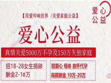 丰满捐卵助孕生子 爱心志愿者招募